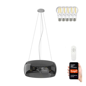 Immax NEO - Lampadario LED a sospensione con filo dimmerabile OPTICO 5xE27/8,5W/230V 50 cm + T Immax NEO - Lampadario LED a sospensione con filo dimmerabile OPTICO 5xE27/8,5W/230V 50 cm + T