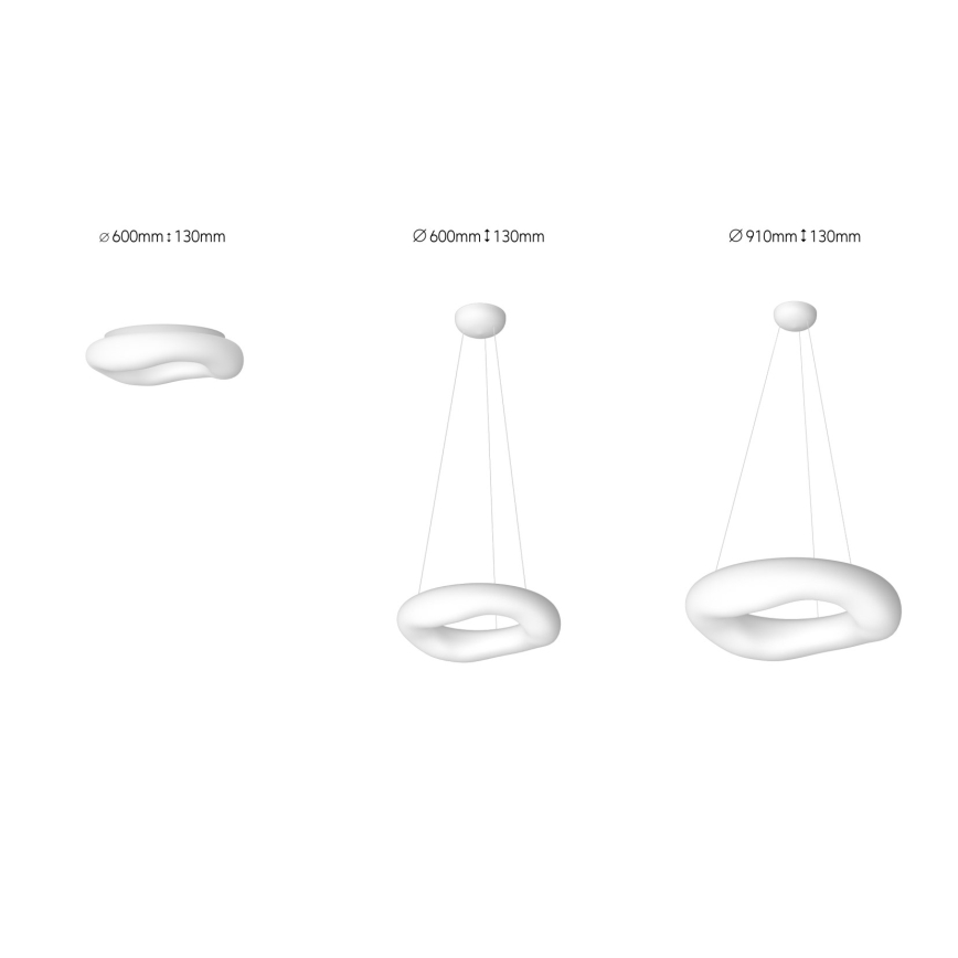 Immax NEO - Lampadario LED a sospensione con filo dimmerabile PULPO LED/60W/230V 91 cm + T Tuya