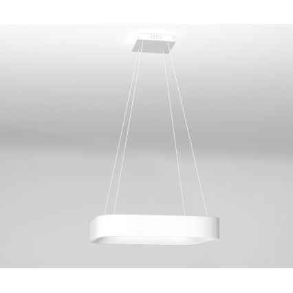 Immax NEO - Lampadario LED a sospensione con filo dimmerabile TOPAJA LED/47W/230V + Telecomando  Tuya