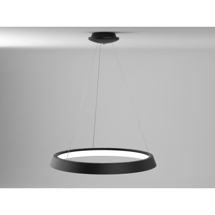 Immax NEO - Lampadario LED dimmerabile a sospensione con filo LIMITADO LED/39W/230V 60 cm nero Tuya