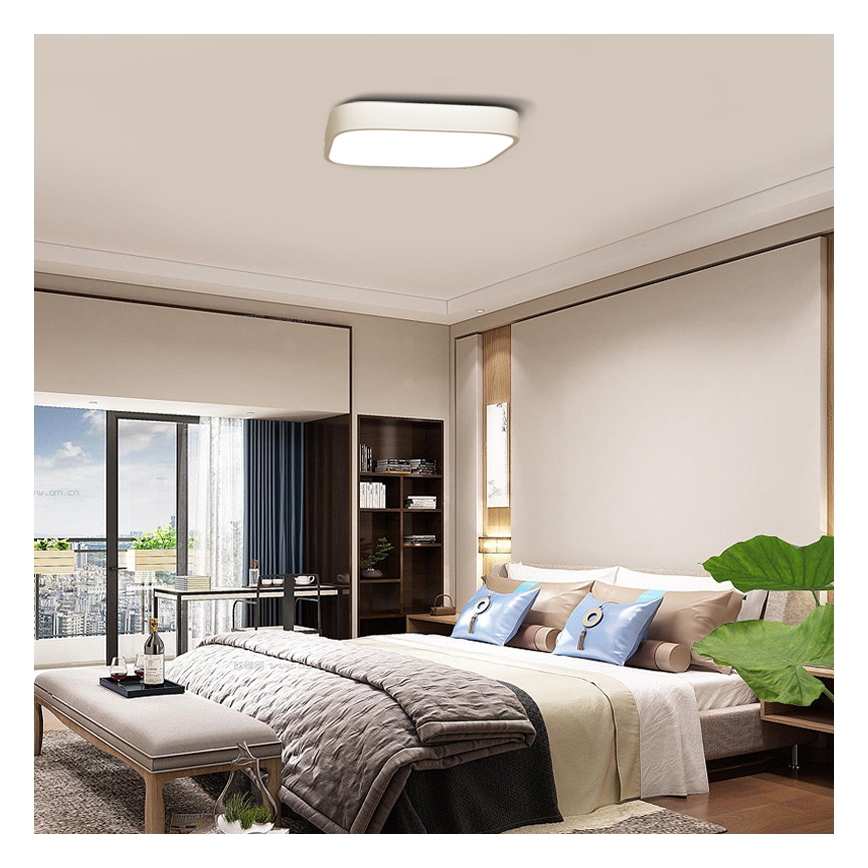 Immax NEO - Plafoniera LED telecomandata RECUADRO LED/67W/230V Tuya