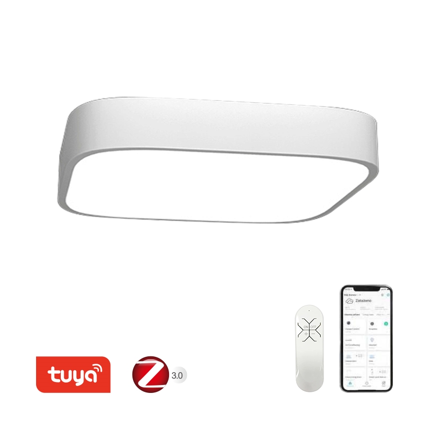 Immax NEO - Plafoniera LED telecomandata RECUADRO LED/67W/230V Tuya