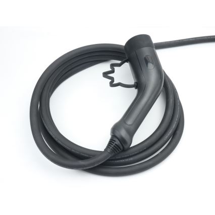 Immax - Stazione di ricarica portatile per veicoli elettrici EV AC Tipo 2 16A/380V 11 kW + spina 230V, cavo 5 m, Wi-Fi Tuya