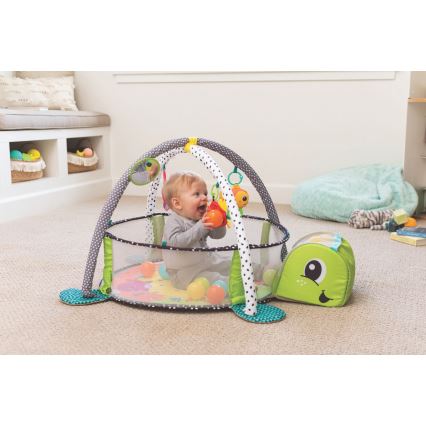 Infantino - Coperta per bambini per giocare con il trapezio 3in1