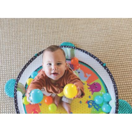 Infantino - Coperta per bambini per giocare con il trapezio 3in1