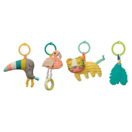 Infantino - Coperta per bambini per giocare con il trapezio 4in1 Zoo