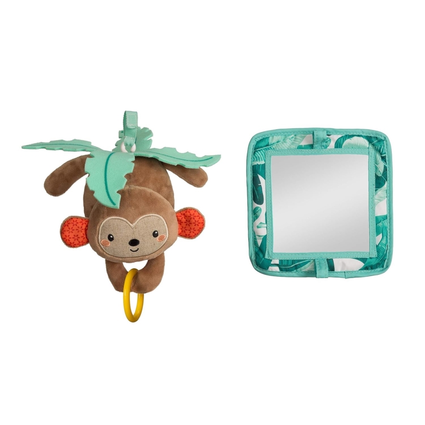 Infantino - Coperta per bambini per giocare con il trapezio 4in1 Zoo