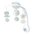 Infantino - Culla mobile con melodia e proiettore 3in1 3xAAA verde