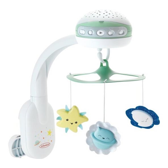 Infantino - Culla per bambini mobile con melodia 3in1 3xAA verde