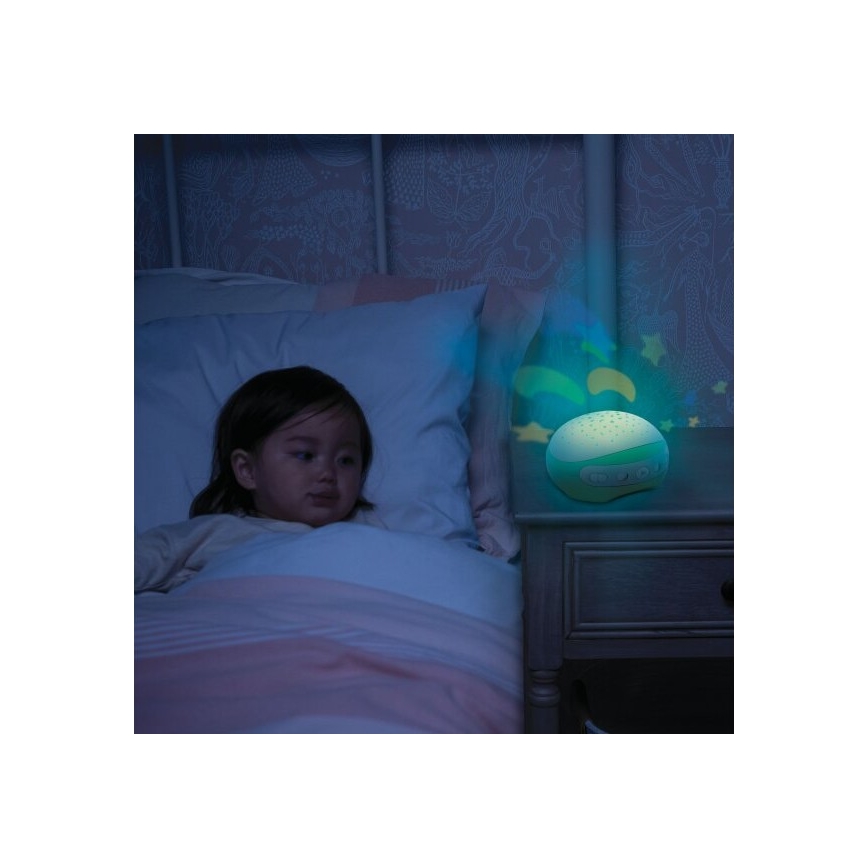 Infantino - Culla per bambini mobile con melodia 3in1 3xAA verde