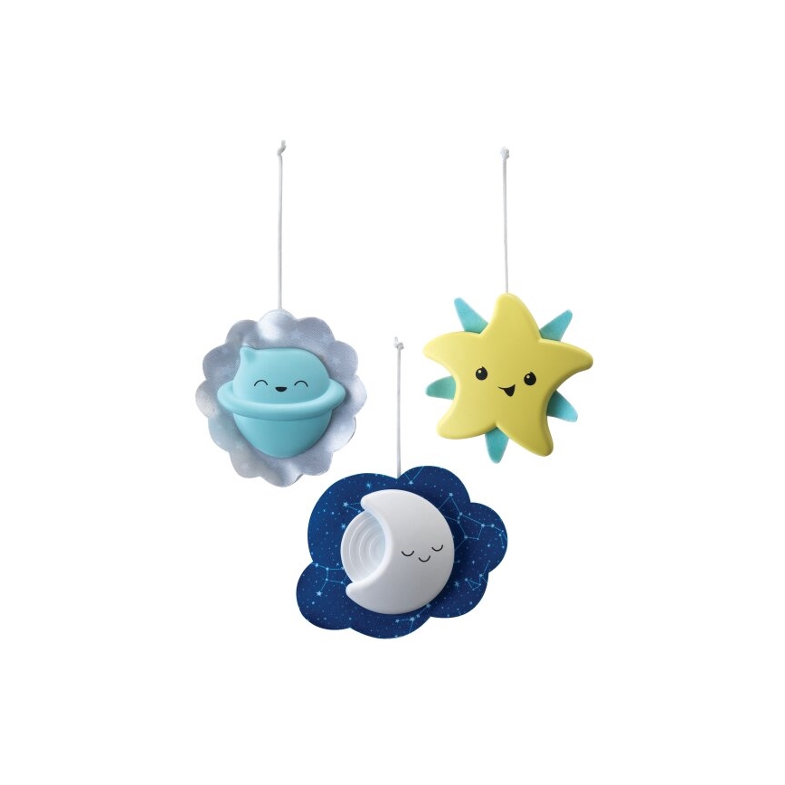 Infantino - Culla per bambini mobile con melodia 3in1 3xAA verde