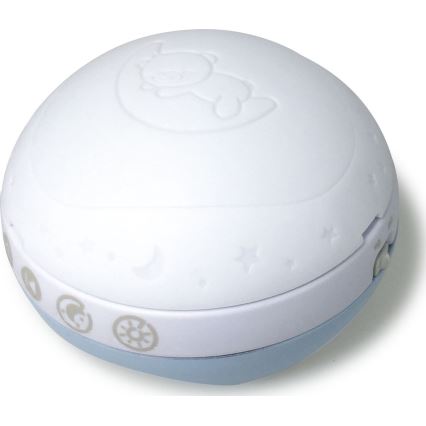 Infantino - Giostrina musicale 3 in 1 per culla con telecomando 3xAAA blu