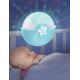 Infantino - Lampada per bambini piccola con proiettore 3xAA blu