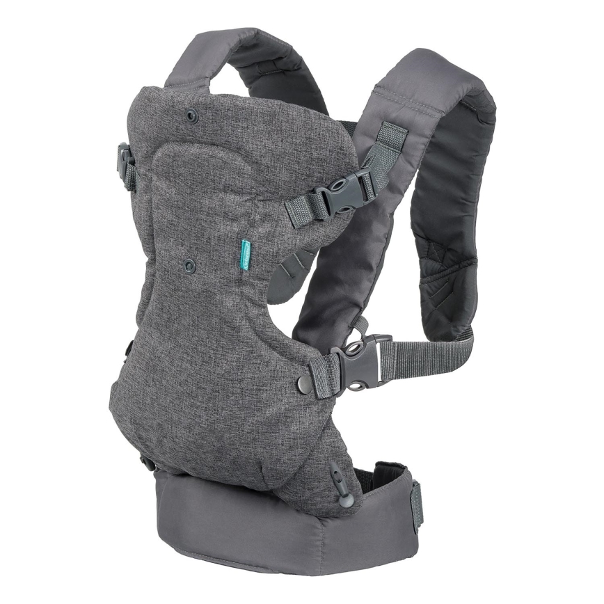 Infantino - Marsupio FLIP ADVANCED 4in1 grigio scuro