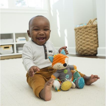 Infantino - Peluche con dentiera 30 cm male volpe