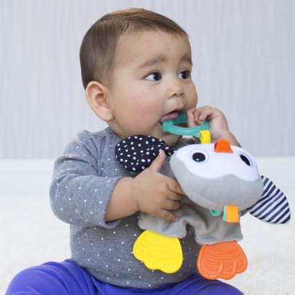 Infantino - Peluche con dentizione pinguino