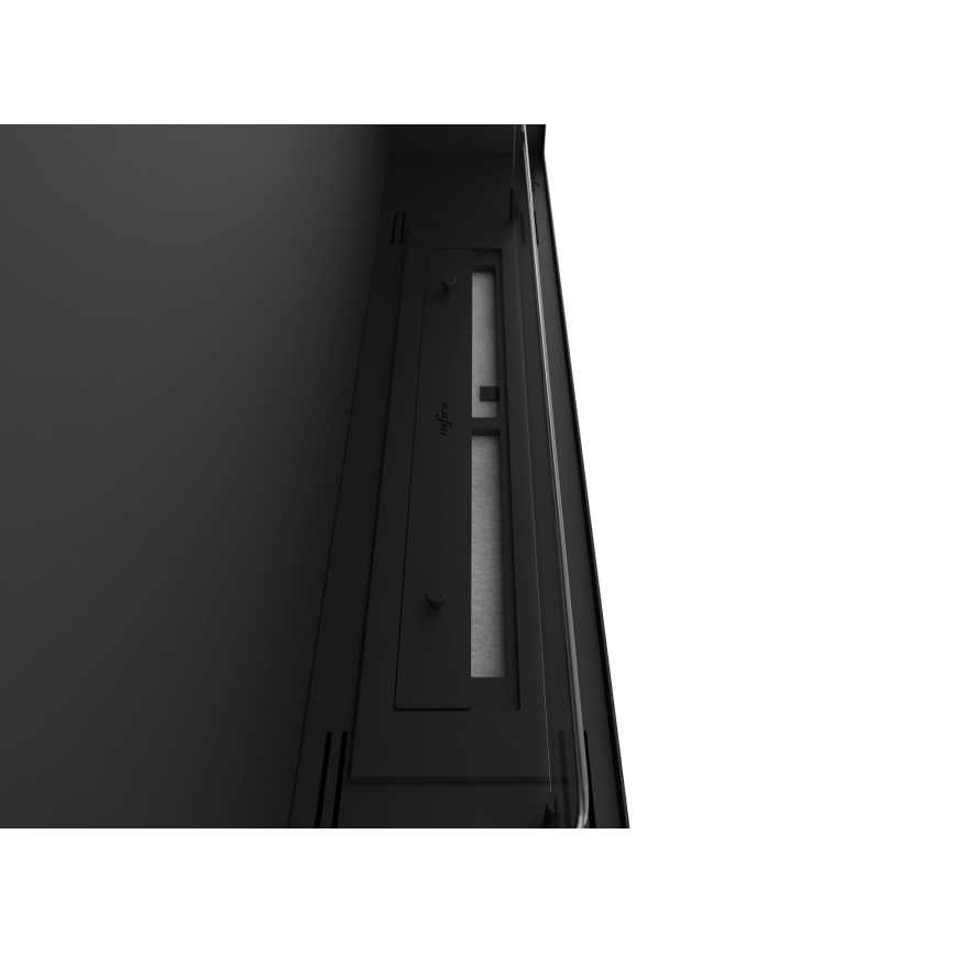 InFire - Caminetto BIO da incasso 90x50 cm 3kW nero