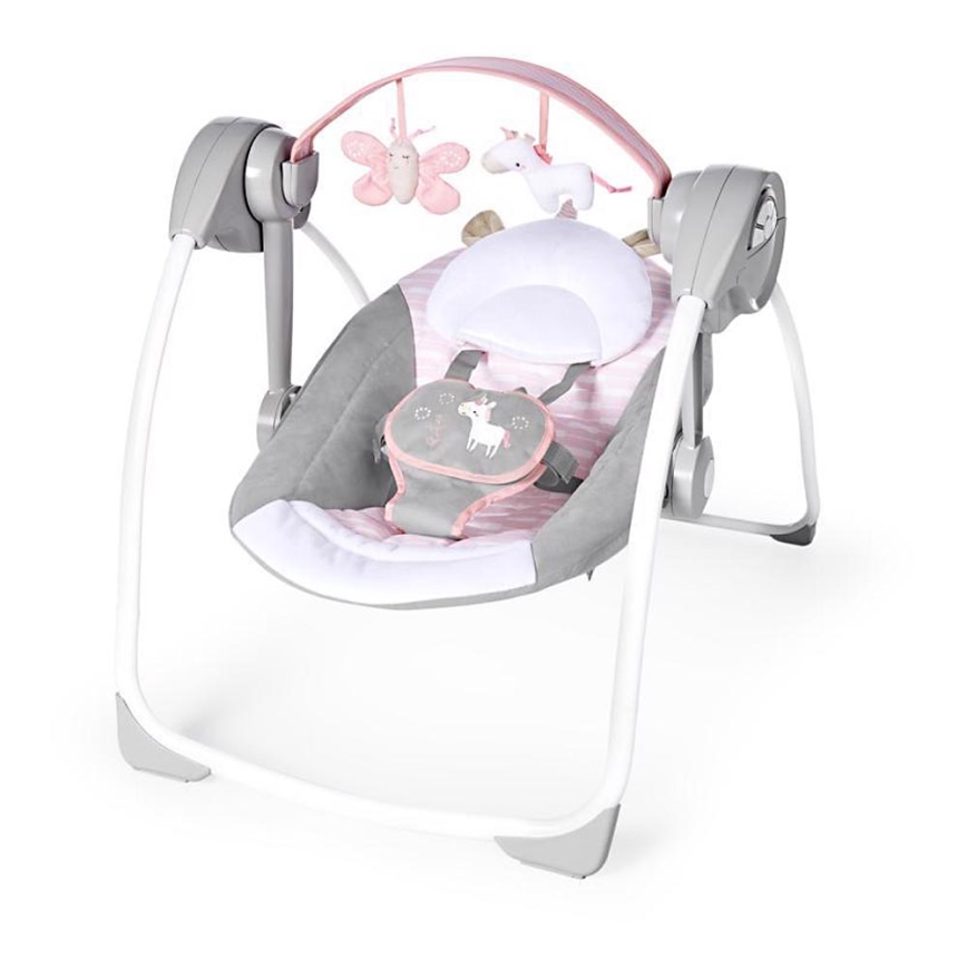 Ingenuità - Altalena per bambini con melodia FLORA THE UNICORN 4xLR14