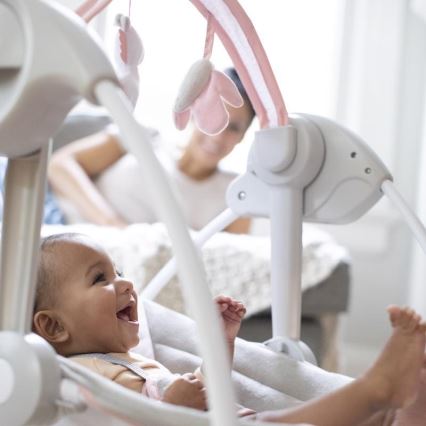 Ingenuità - Altalena per bambini con melodia FLORA THE UNICORN 4xLR14