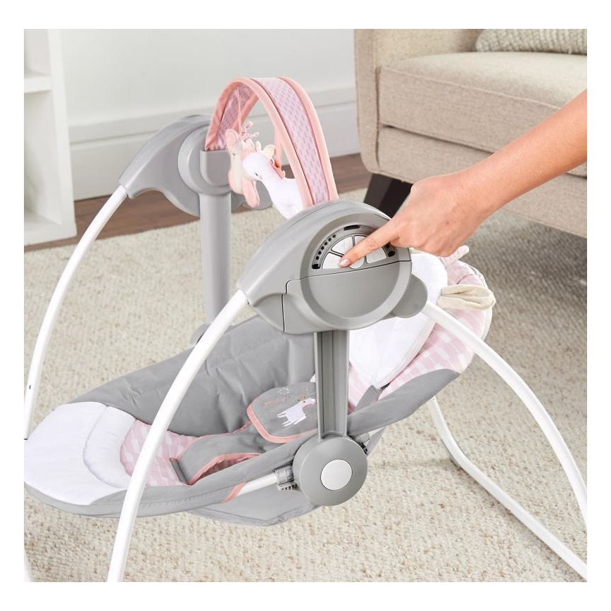 Ingenuità - Altalena per bambini con melodia FLORA THE UNICORN 4xLR14