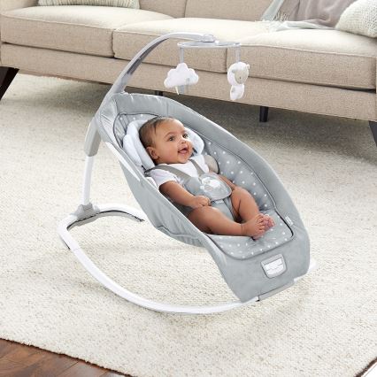 Ingenuity - Altalena per bambini con melodia CUDDLE LAMB