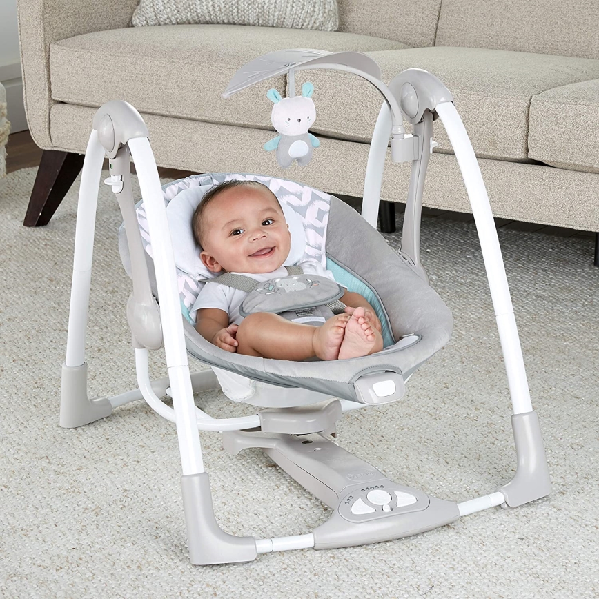 Ingenuity - Baby altalena vibrante con melodia 2in1 RAYLAN