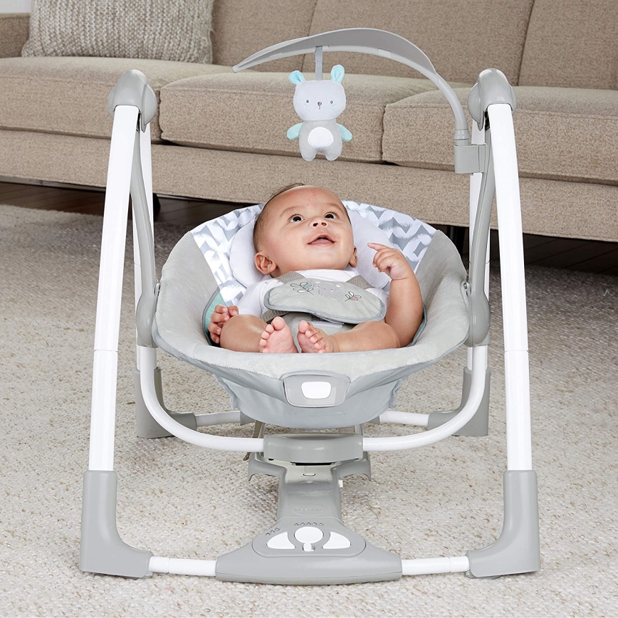 Ingenuity - Baby altalena vibrante con melodia 2in1 RAYLAN