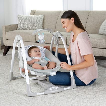 Ingenuity - Baby altalena vibrante con melodia 2in1 RAYLAN