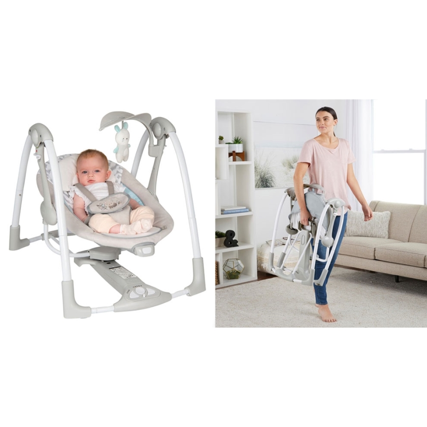 Ingenuity - Baby altalena vibrante con melodia 2in1 RAYLAN