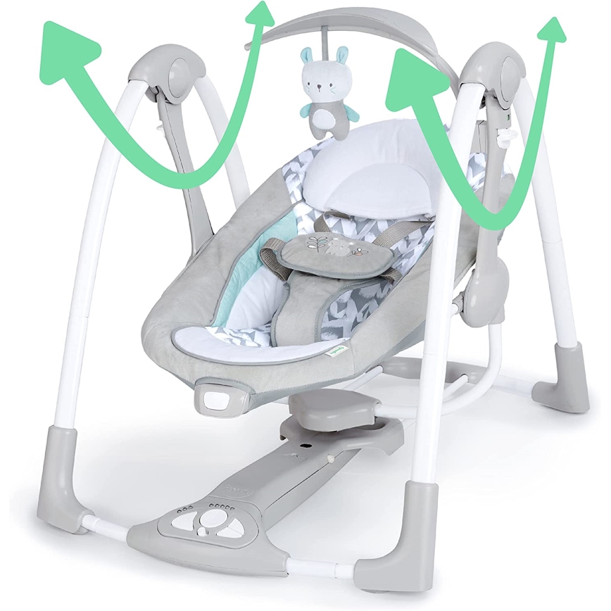 Ingenuity - Baby altalena vibrante con melodia 2in1 RAYLAN