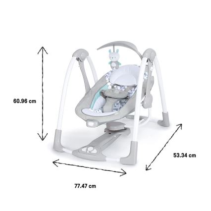Ingenuity - Baby altalena vibrante con melodia 2in1 RAYLAN