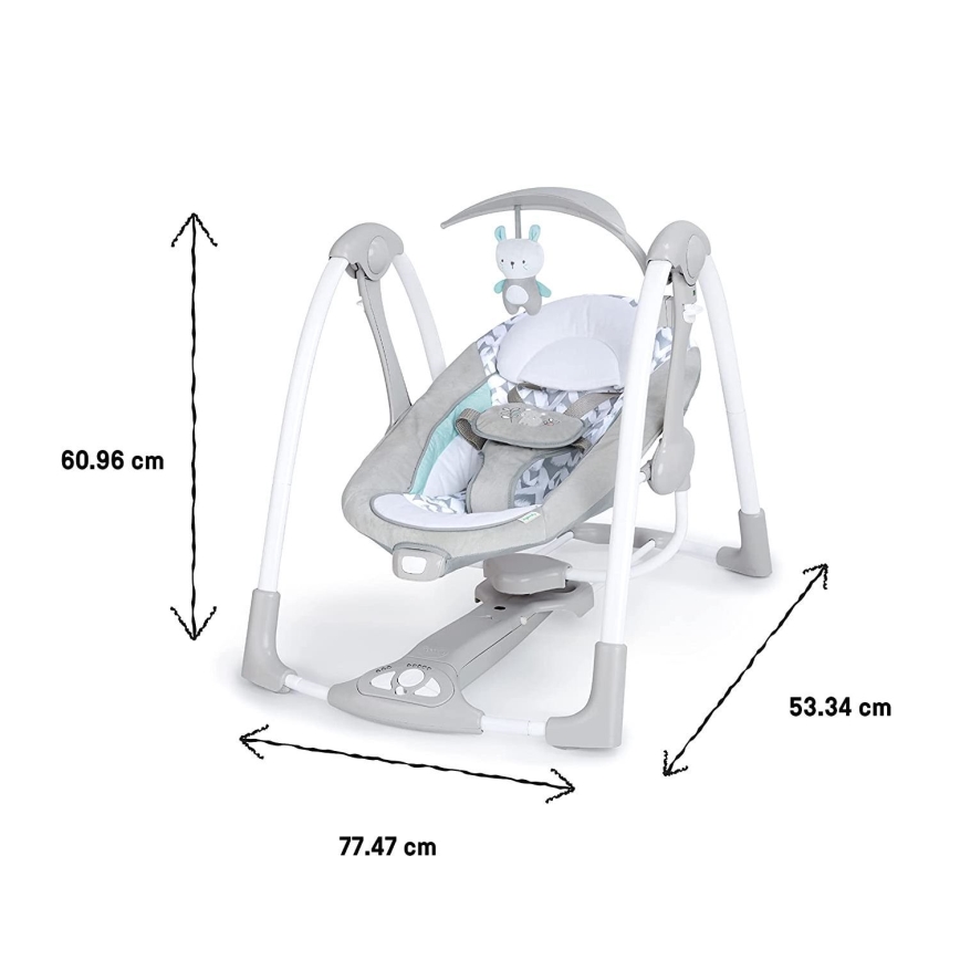 Ingenuity - Baby altalena vibrante con melodia 2in1 RAYLAN