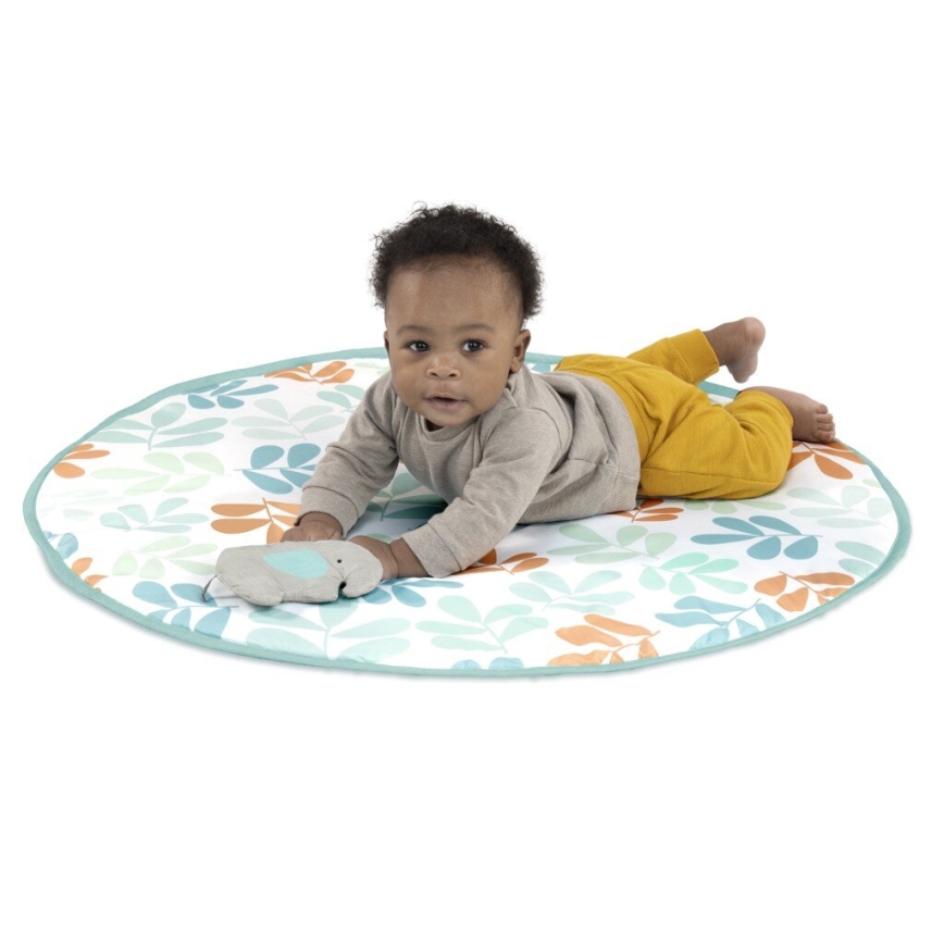 Ingenuity - Coperta per bambini per giocare con trapezio di legno SOLE VALLEY