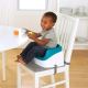Ingenuity - Cuscino per sedia da pranzo 2in1 SMARTCLEAN TODDLER blu