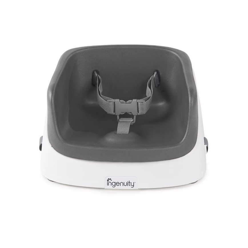 Ingenuity - Cuscino per sedia da pranzo 2in1 SMARTCLEAN TODDLER grigio
