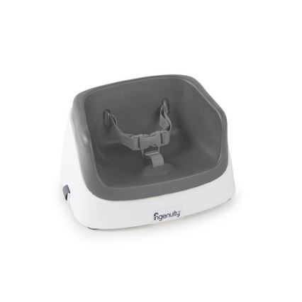 Ingenuity - Cuscino per sedia da pranzo 2in1 SMARTCLEAN TODDLER grigio