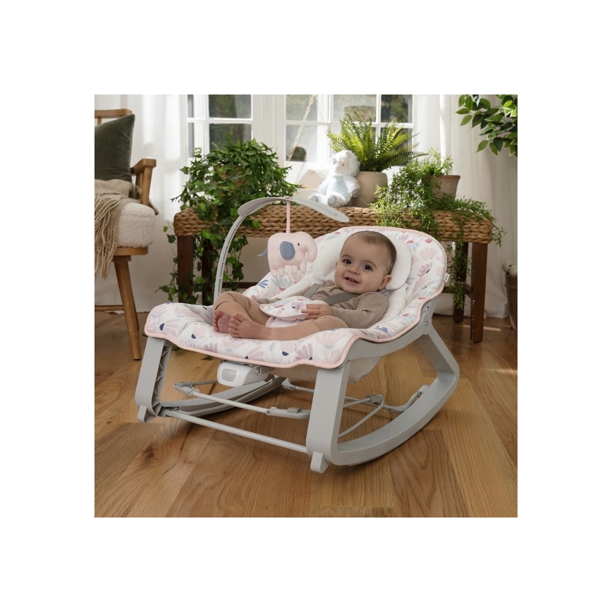 Ingenuity - Dondolo vibrante per bambini 3in1 KEEP COZY 1xC