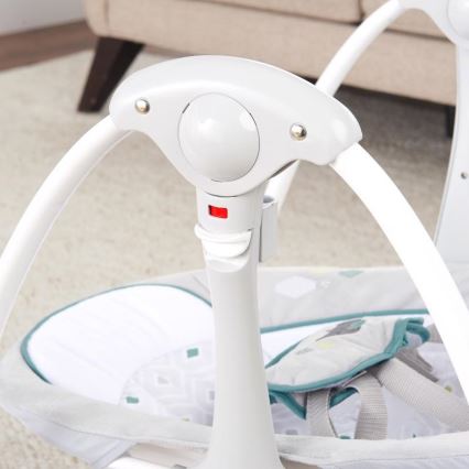 Ingenuity - Dondolo vibrante per bambini con melodia 2in1 NASH 4xLR20