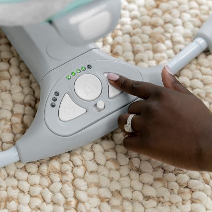 Ingenuity - Dondolo vibrante per bambini con melodia 2in1 WIMBERLY 4xD + 1xC