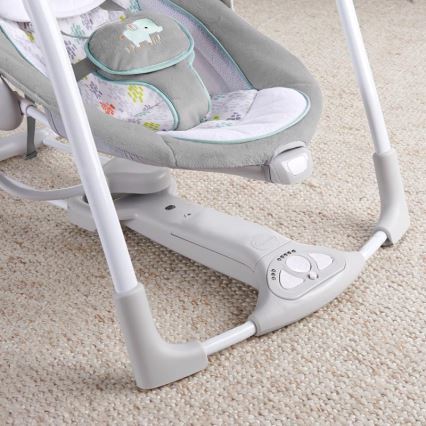 Ingenuity - Dondolo vibrante per bambini con melodia 2in1 WIMBERLY 4xD + 1xC