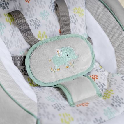 Ingenuity - Dondolo vibrante per bambini con melodia 2in1 WIMBERLY 4xD + 1xC