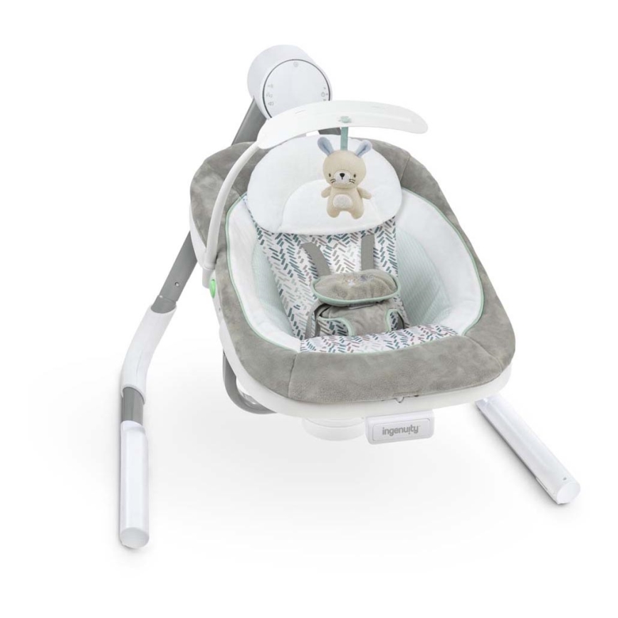 Ingenuity - Dondolo vibrante per bambini con melodia ANYWAY SWAY 4xLR14