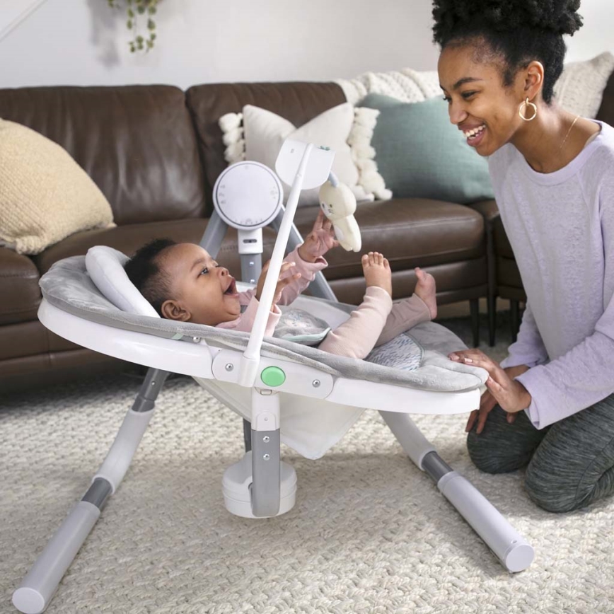 Ingenuity - Dondolo vibrante per bambini con melodia ANYWAY SWAY 4xLR14