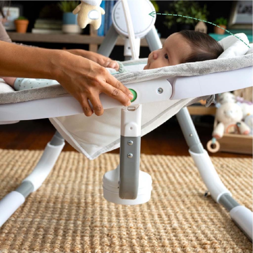 Ingenuity - Dondolo vibrante per bambini con melodia ANYWAY SWAY 4xLR14