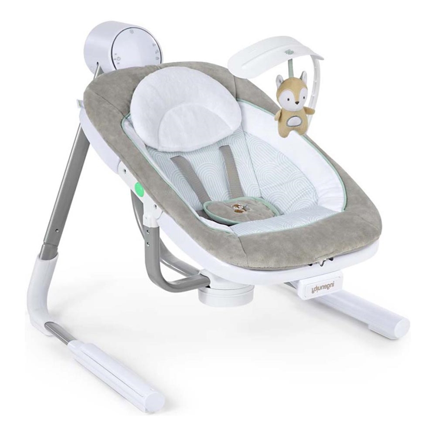 Ingenuity - Dondolo vibrante per bambini con melodia ANYWAY SWAY RAY 4xLR14