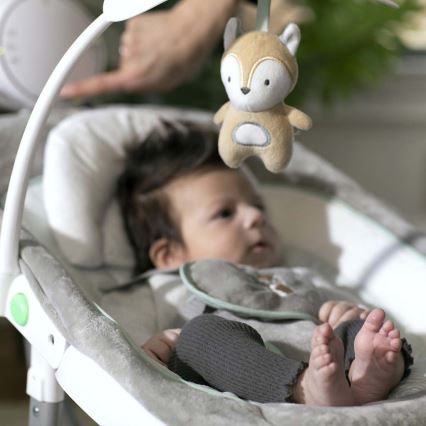 Ingenuity - Dondolo vibrante per bambini con melodia ANYWAY SWAY RAY 4xLR14