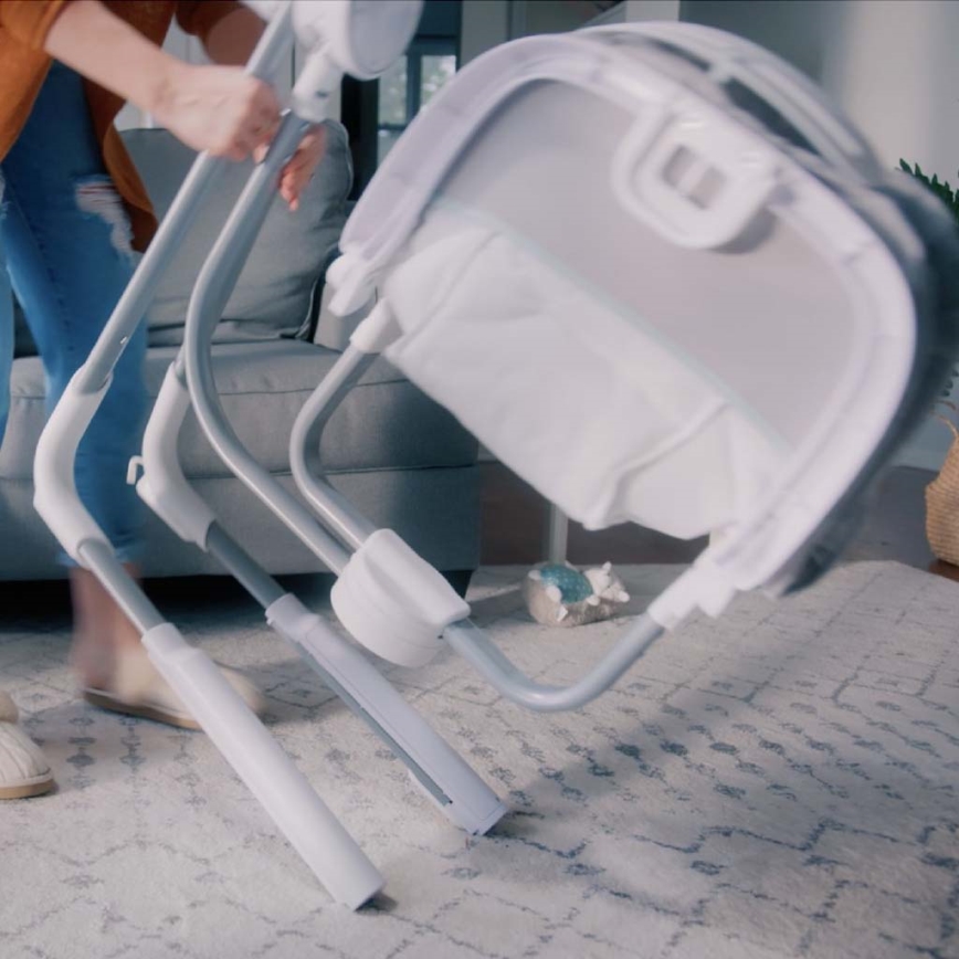Ingenuity - Dondolo vibrante per bambini con melodia ANYWAY SWAY RAY 4xLR14
