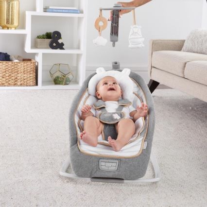Ingenuity - Dondolo vibrante per bambini con melodia  BOUTIQUE 3xLR14