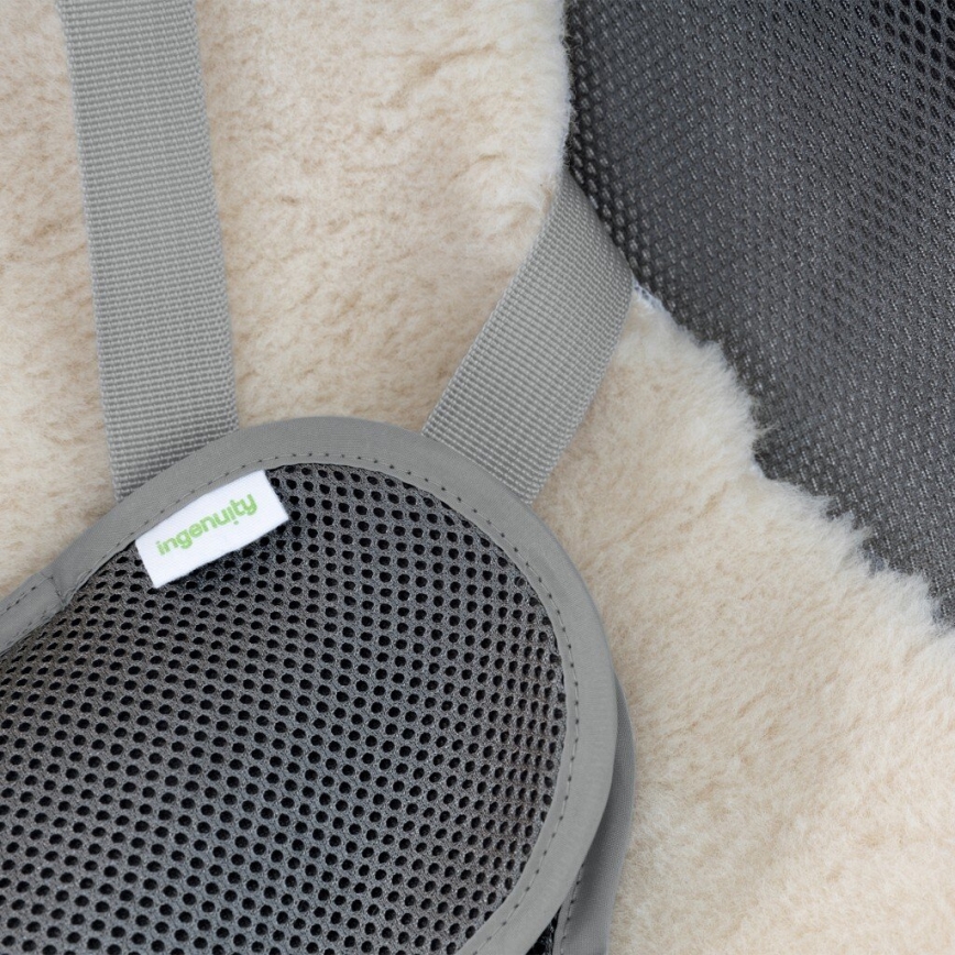 Ingenuity - Dondolo vibrante per bambini con melodia EVERY SEASON 3xC grigio