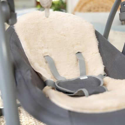 Ingenuity - Dondolo vibrante per bambini con melodia EVERY SEASON 3xC grigio